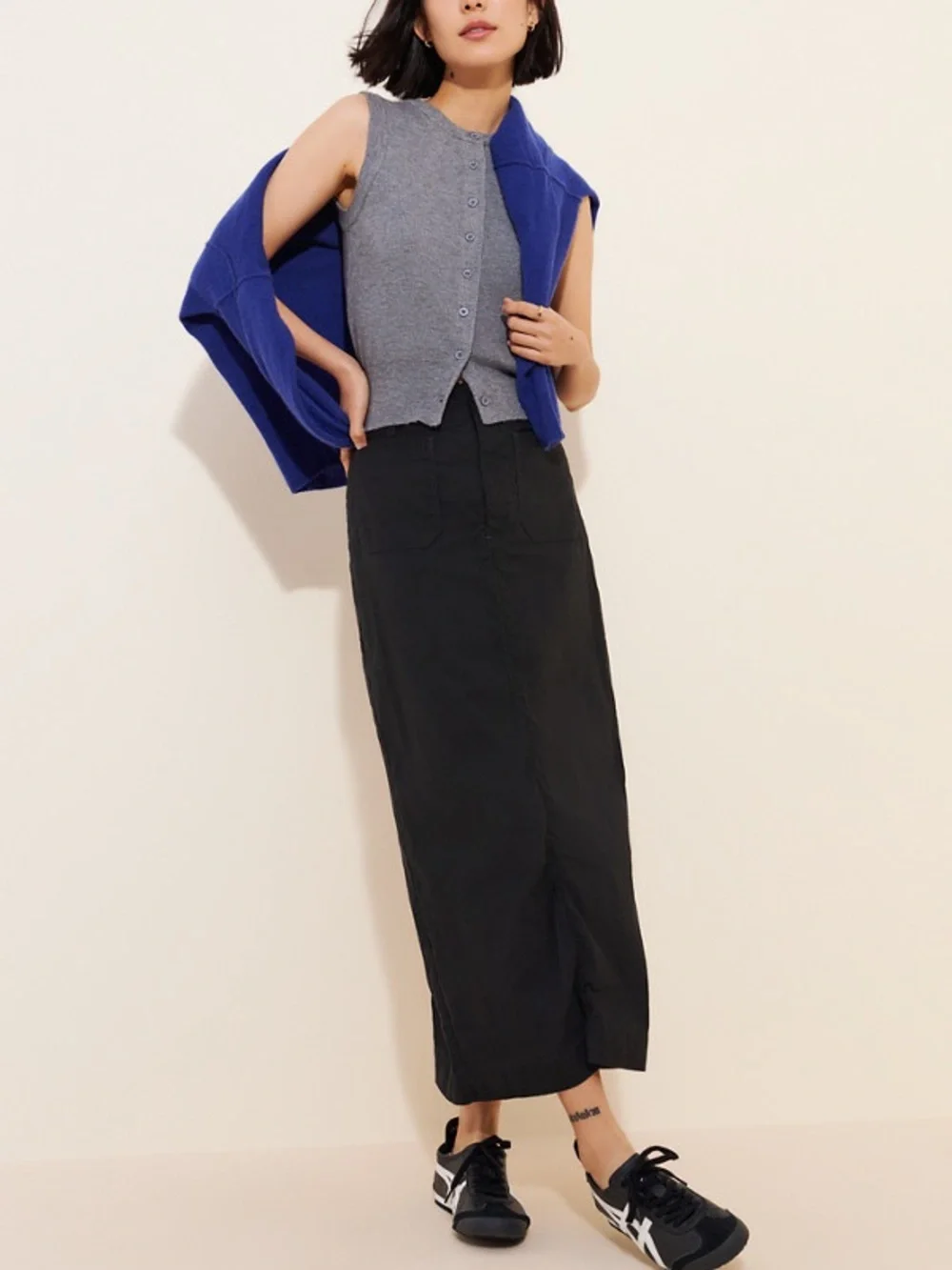 Maeve Anthropologie The Collette Maxi Skirt Black - Picture 1 of 7